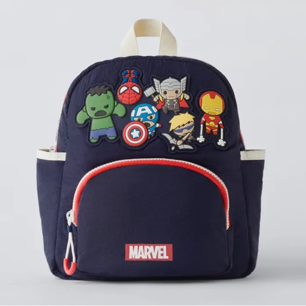 Zara x Disney Avengers collaboration toddler backpack